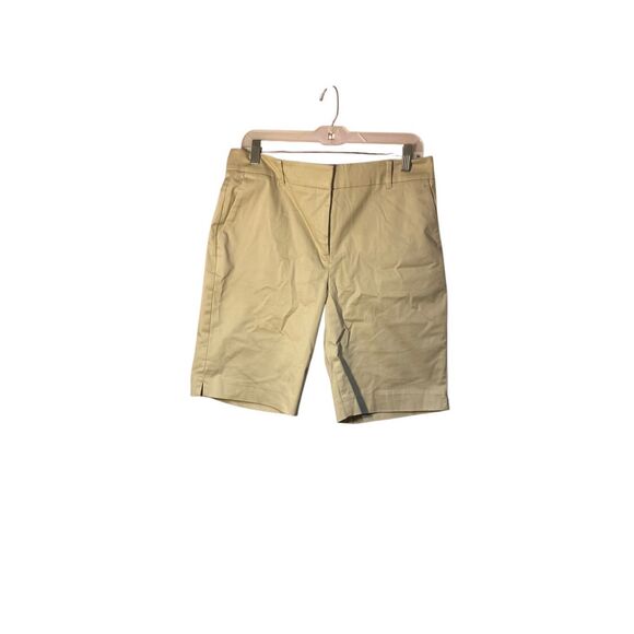 Ann Taylor women’s khaki tan the boardwalk shorts size 8 - Picture 1 of 5